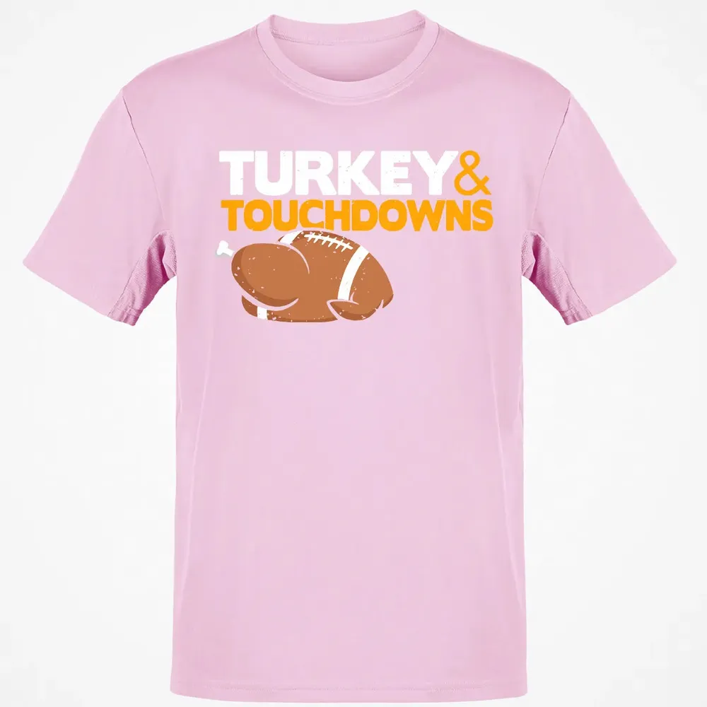 Turkey and Touchdowns Classic Unisex T-Shirt - 6