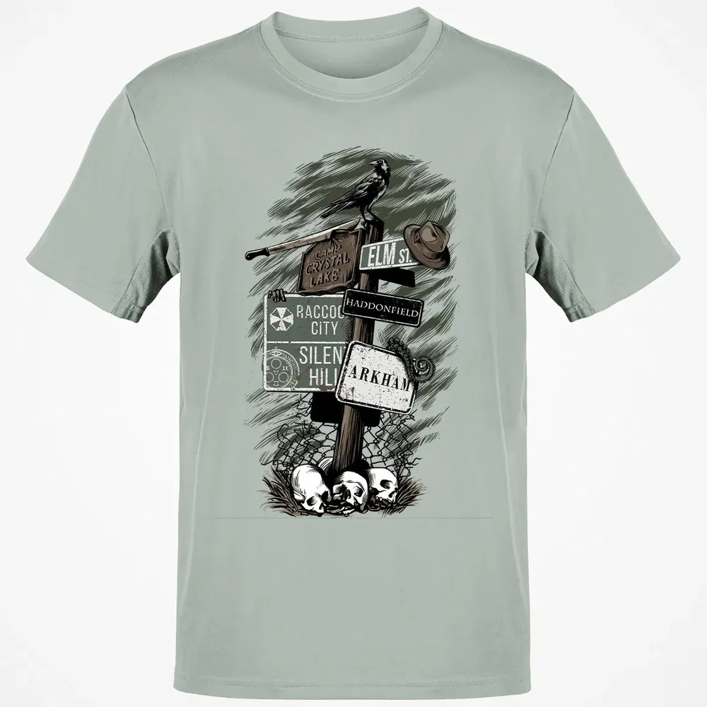 Horror Signpost Classic Unisex T-Shirt - 3
