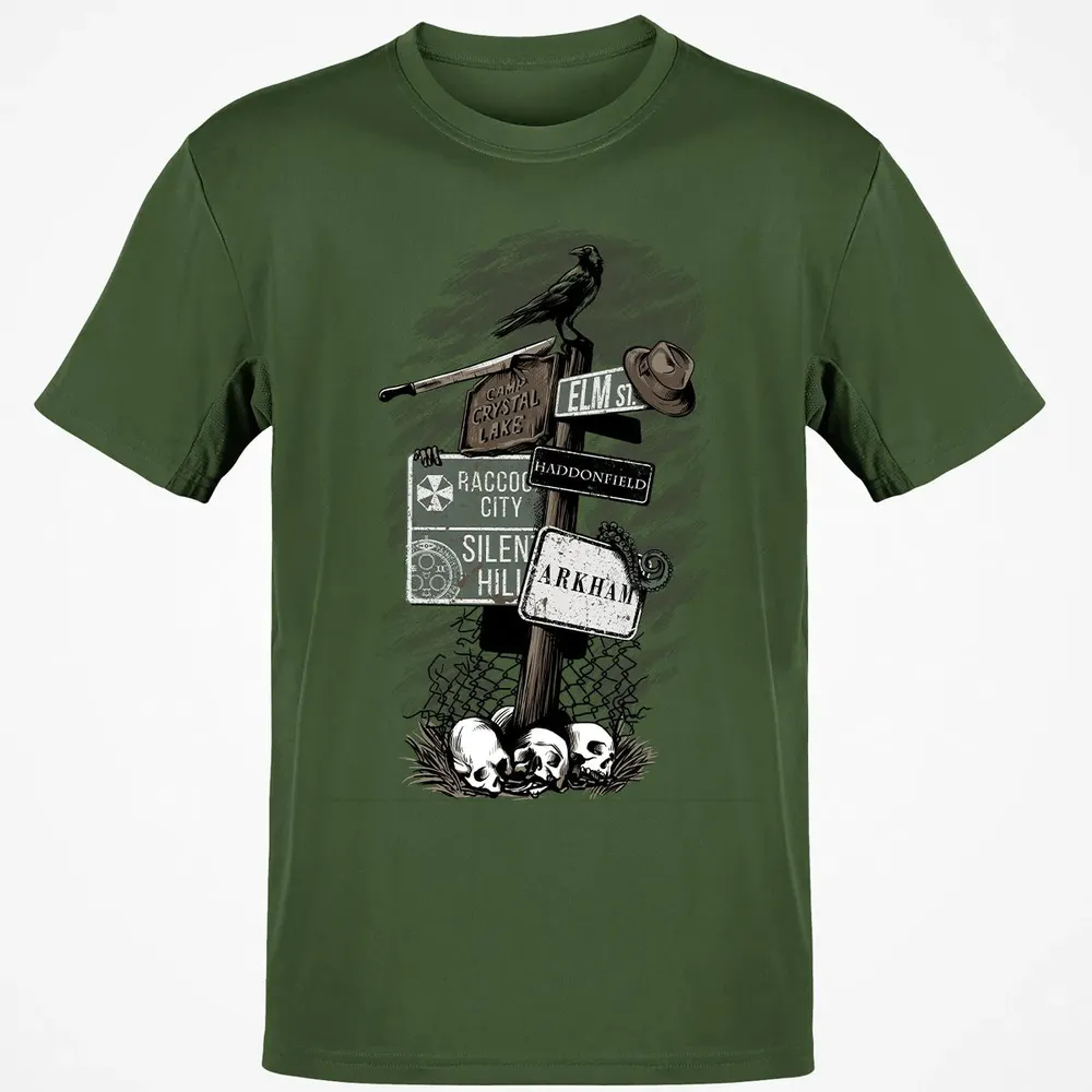 Horror Signpost Classic Unisex T-Shirt - 7