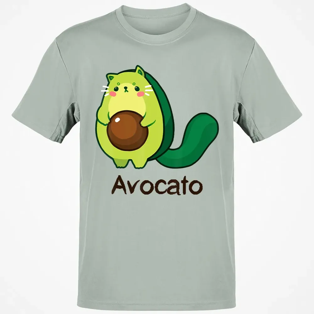 Avocato Avocado Cat Avogato Kitten Kitty Whiskers Cute Funny Classic Unisex T-Shirt - 3