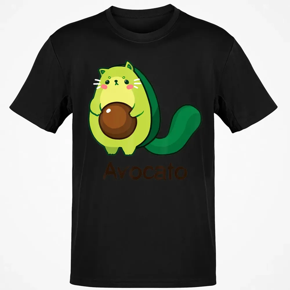 Avocato Avocado Cat Avogato Kitten Kitty Whiskers Cute Funny Classic Unisex T-Shirt - 2