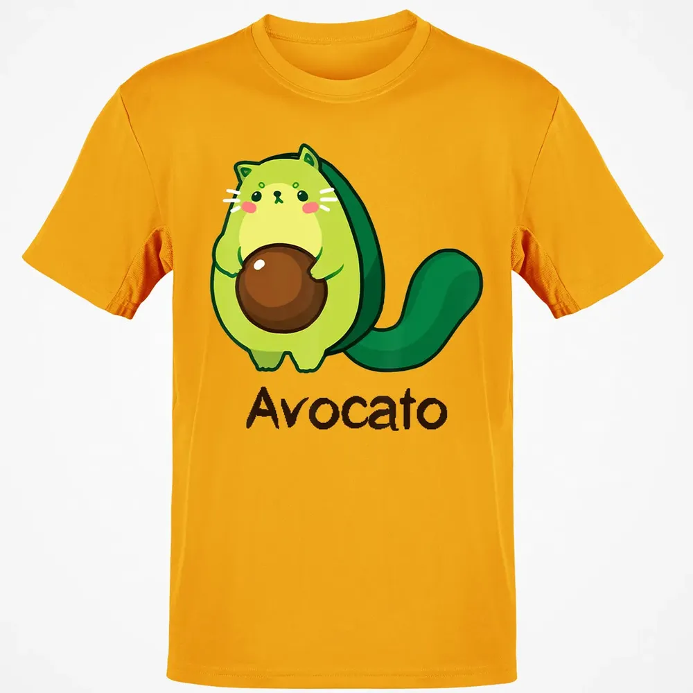 Avocato Avocado Cat Avogato Kitten Kitty Whiskers Cute Funny Classic Unisex T-Shirt - 5