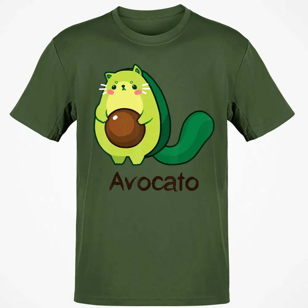 Avocato Avocado Cat Avogato Kitten Kitty Whiskers Cute Funny Classic Unisex T-Shirt - 7