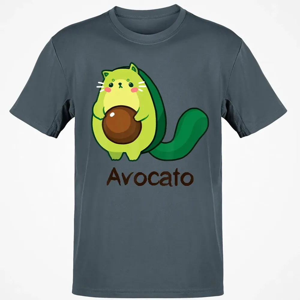 Avocato Avocado Cat Avogato Kitten Kitty Whiskers Cute Funny Classic Unisex T-Shirt - 4