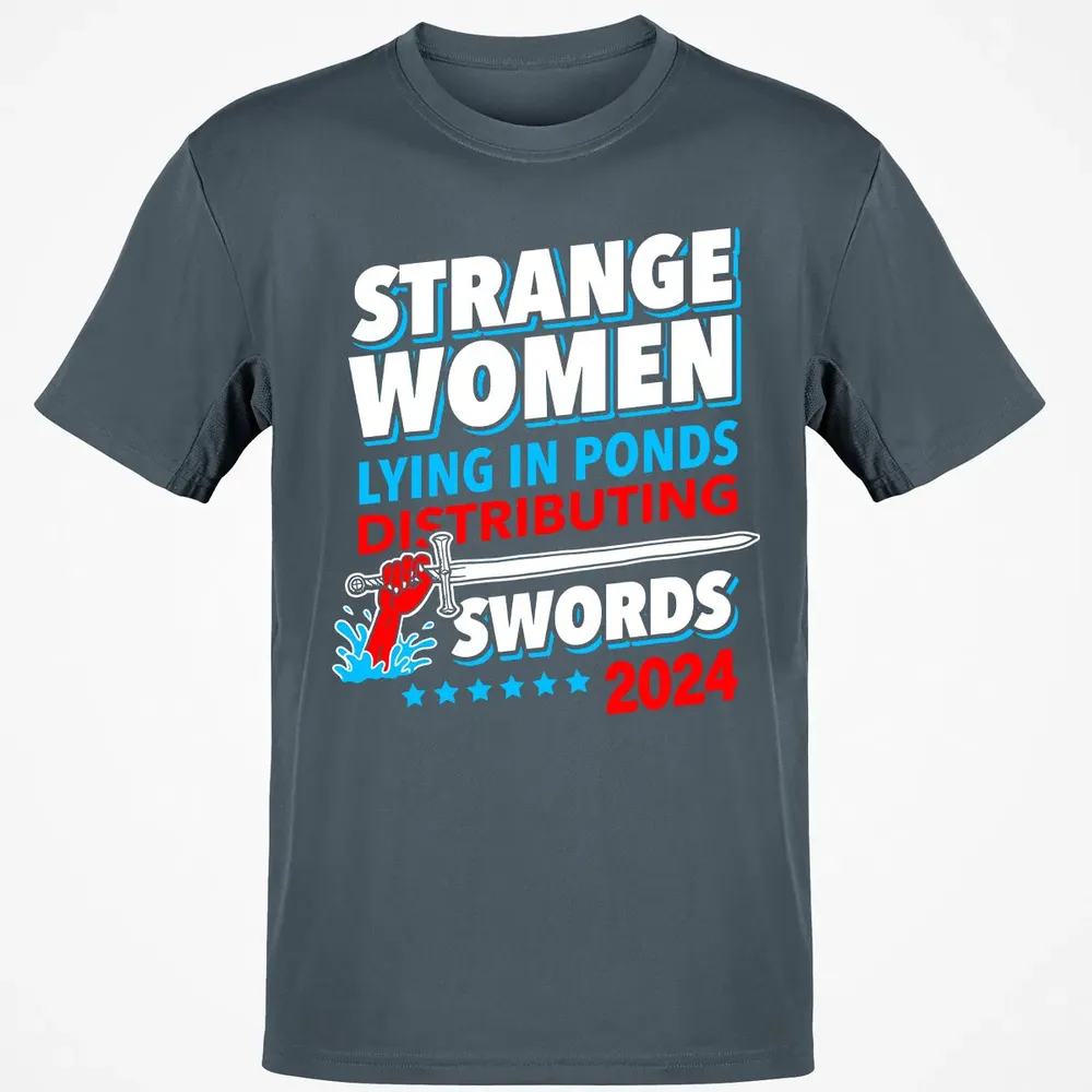 Strange women lying in ponds distributing swords 2024 Classic Unisex T-Shirt - 4
