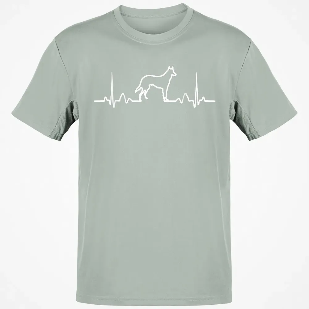 German Shepherd Dog Heartbeat Classic Unisex T-Shirt - 3