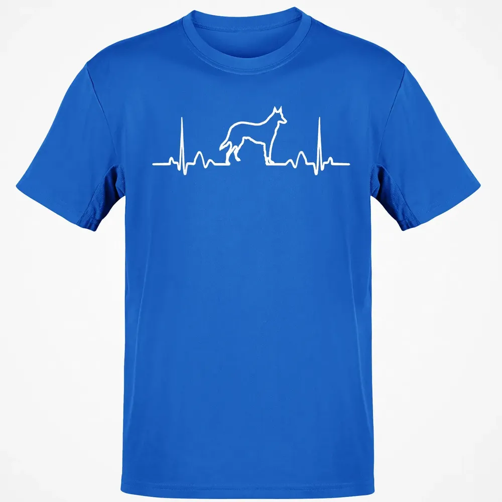 German Shepherd Dog Heartbeat Classic Unisex T-Shirt - 12