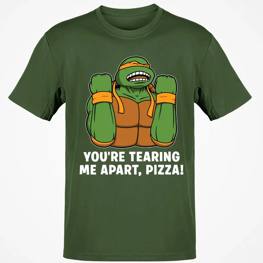 Tearing Me Apart Pizza Classic Unisex T-Shirt - 7