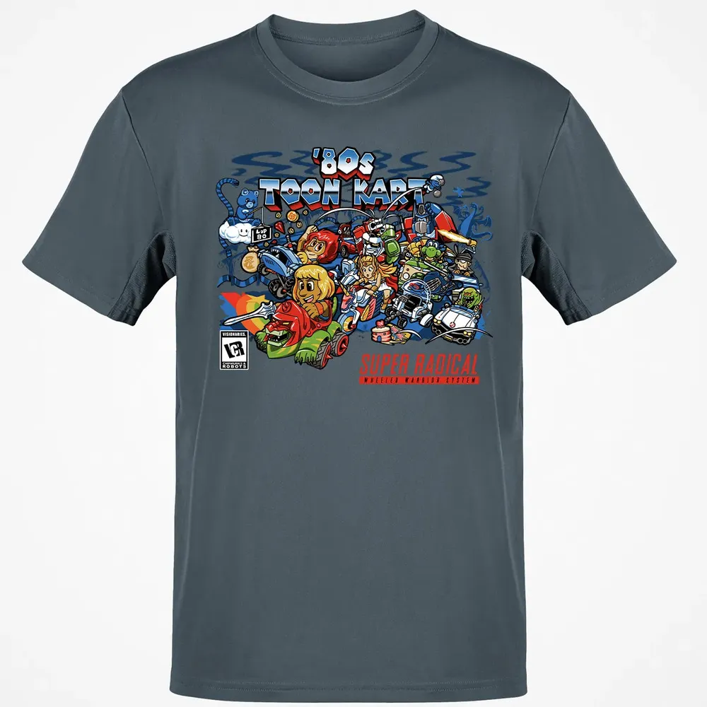 80s Toon Kart Classic Unisex T-Shirt - 4