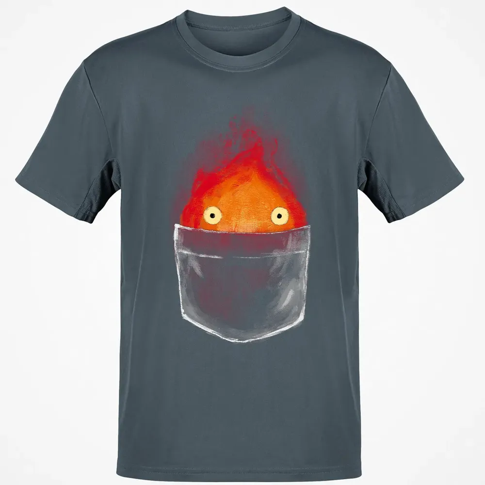 Calcifer in pocket Classic Unisex T-Shirt - 4