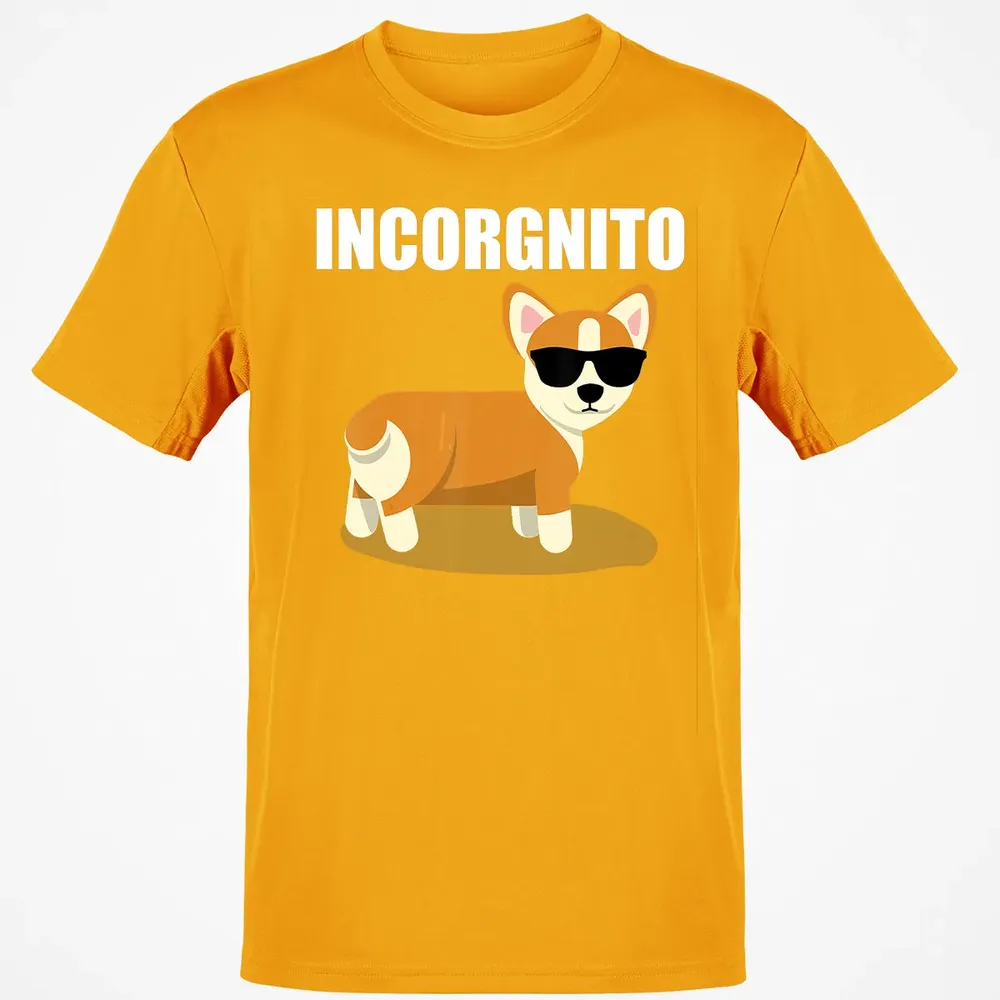Vintage Incorgnito   Funny Corgi Lover  Gift Classic Unisex T-Shirt - 5