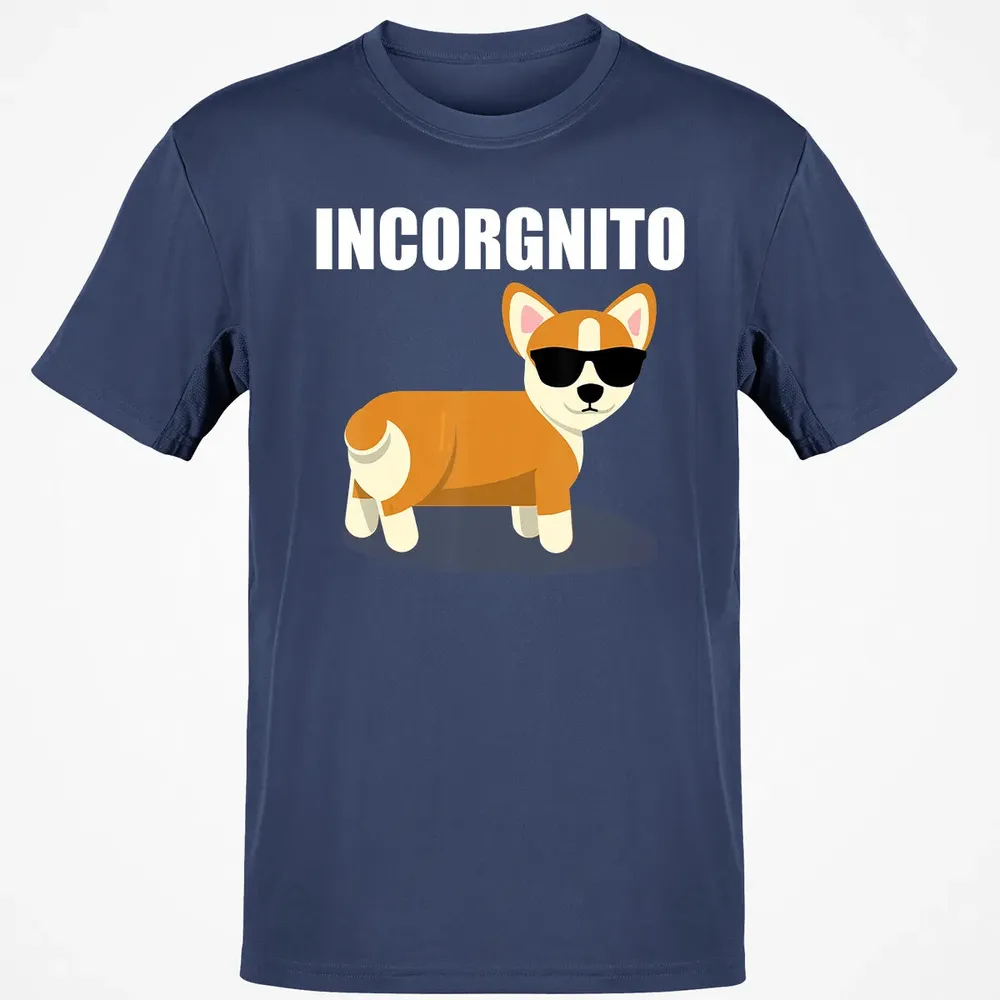 Vintage Incorgnito   Funny Corgi Lover  Gift Classic Unisex T-Shirt - 8