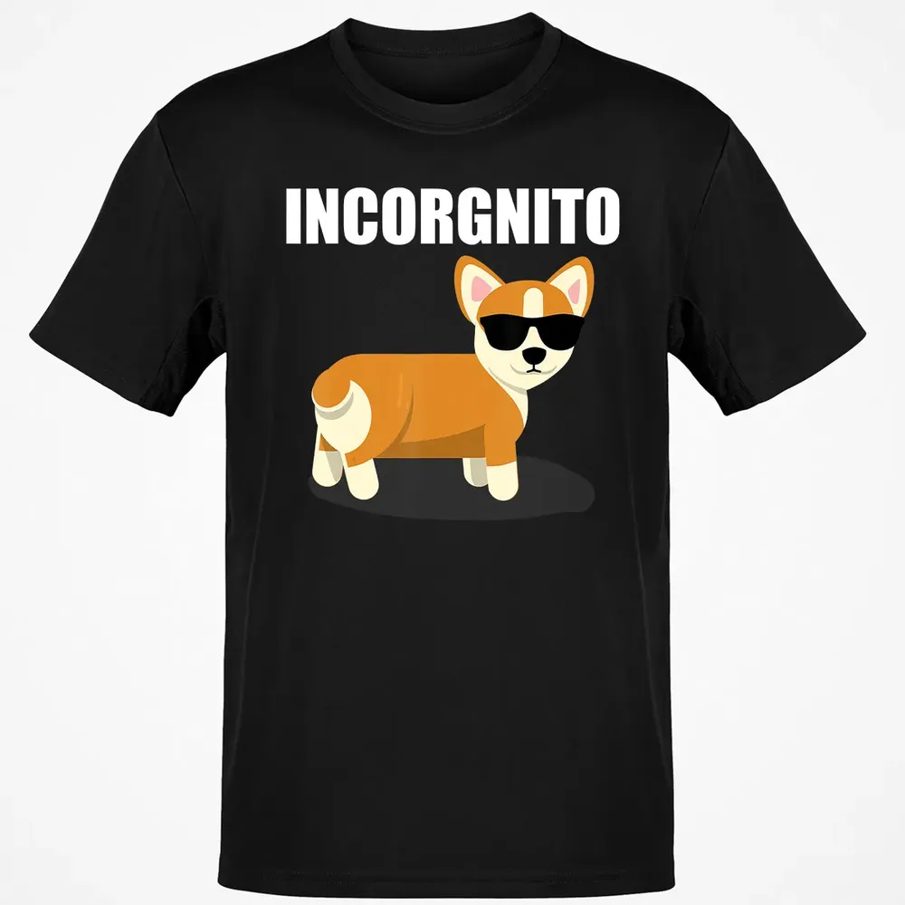 Vintage Incorgnito   Funny Corgi Lover  Gift Classic Unisex T-Shirt - 2