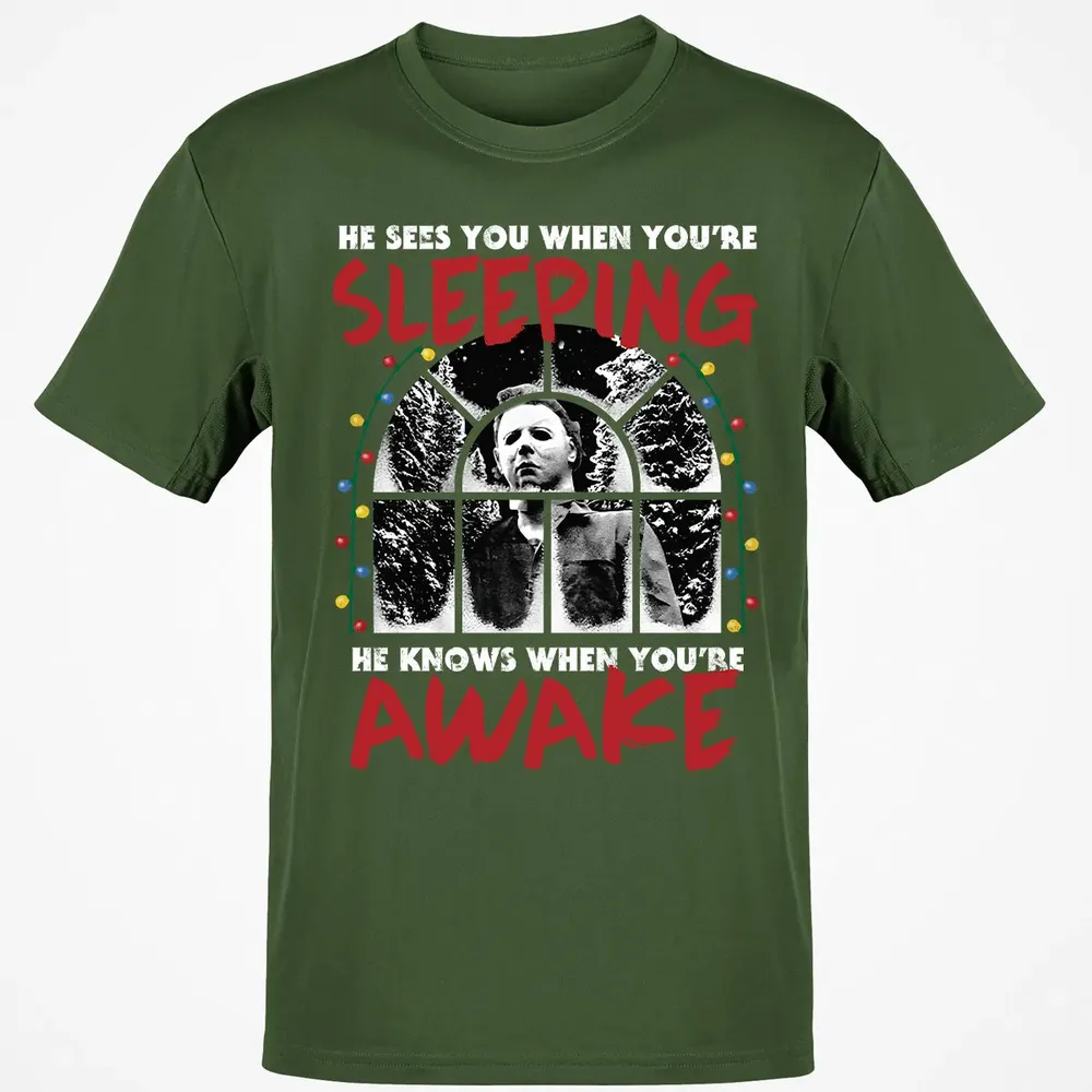He Knows When Youâ€™re Awake Classic Unisex T-Shirt - 7