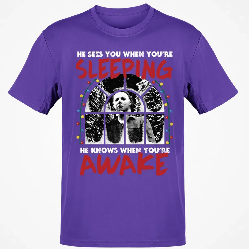 He Knows When Youâ€™re Awake Classic Unisex T-Shirt - 10