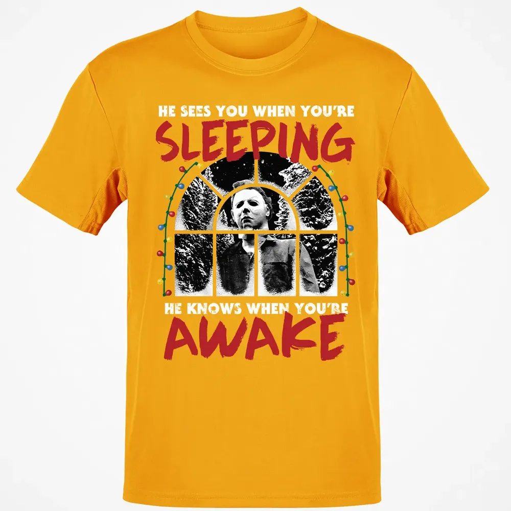 He Knows When Youâ€™re Awake Classic Unisex T-Shirt - 5