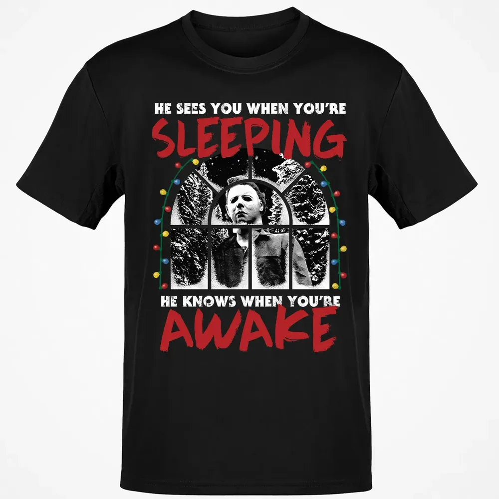 He Knows When Youâ€™re Awake Classic Unisex T-Shirt - 2