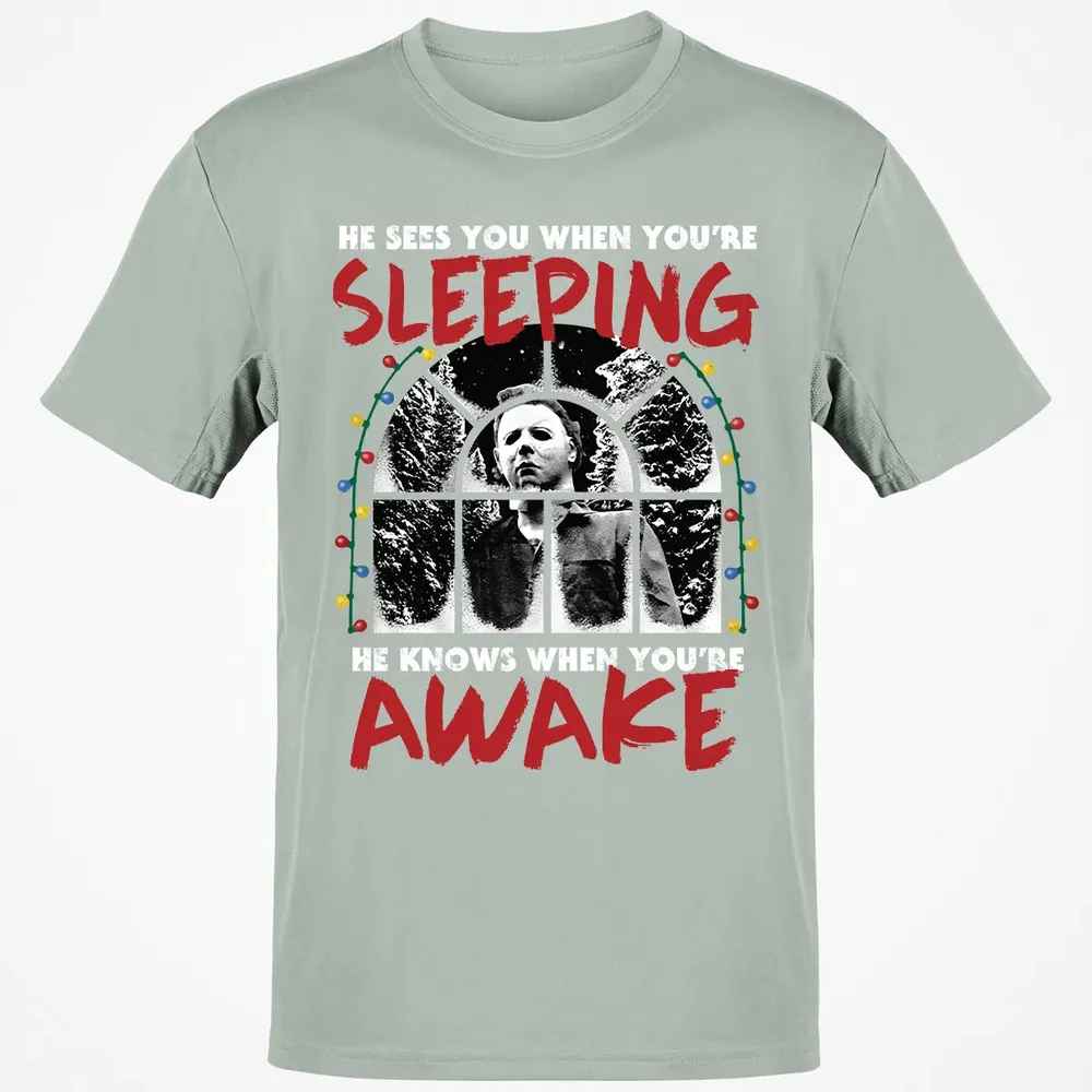 He Knows When Youâ€™re Awake Classic Unisex T-Shirt - 3