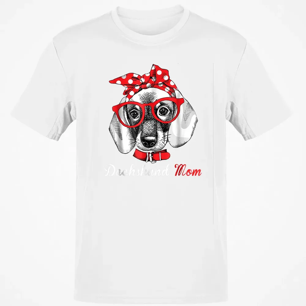 Dachshund Mom  for Doxie Wiener Lovers Mothers Day Gift Classic Unisex T-Shirt - 13