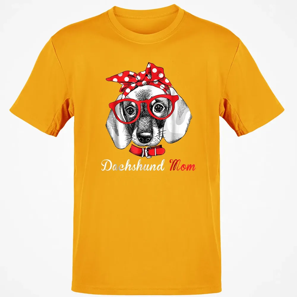 Dachshund Mom  for Doxie Wiener Lovers Mothers Day Gift Classic Unisex T-Shirt - 5