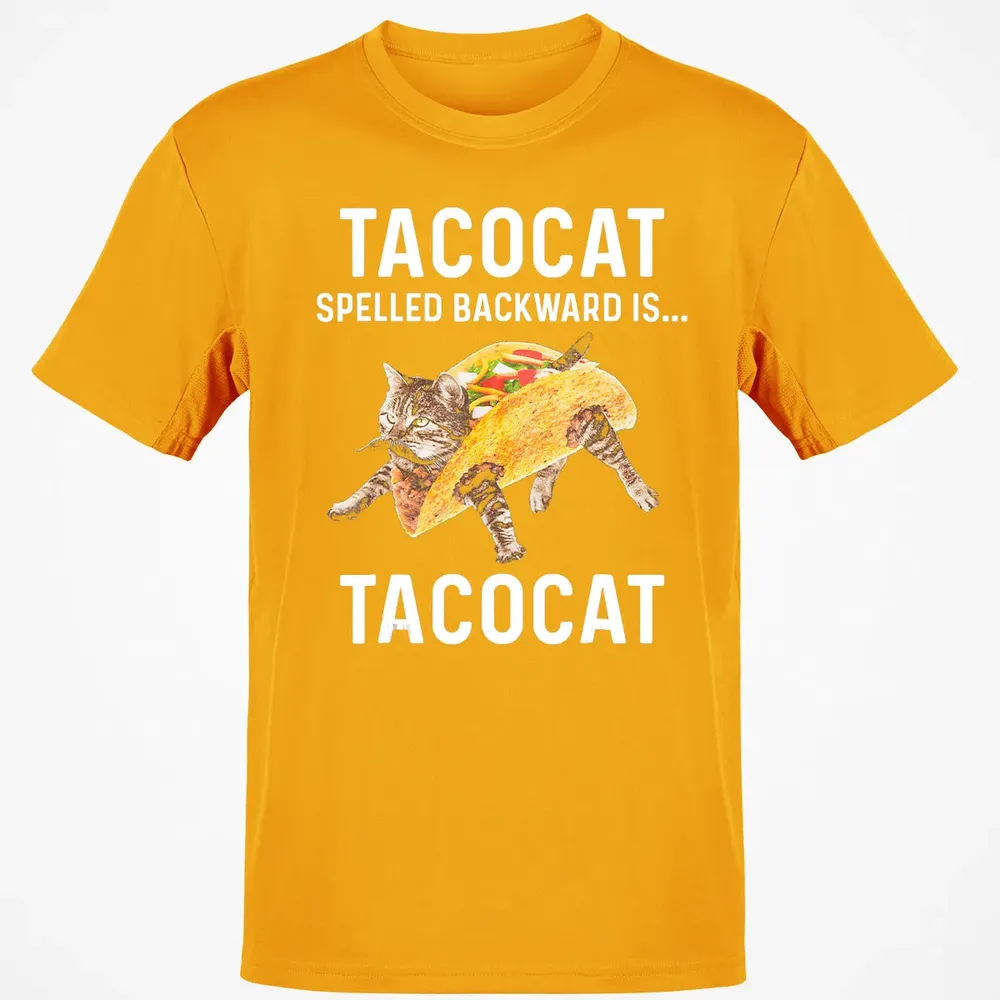 Tacocat Spelled Backward Is Tacocat   Love Cat And Taco Classic Unisex T-Shirt - 5