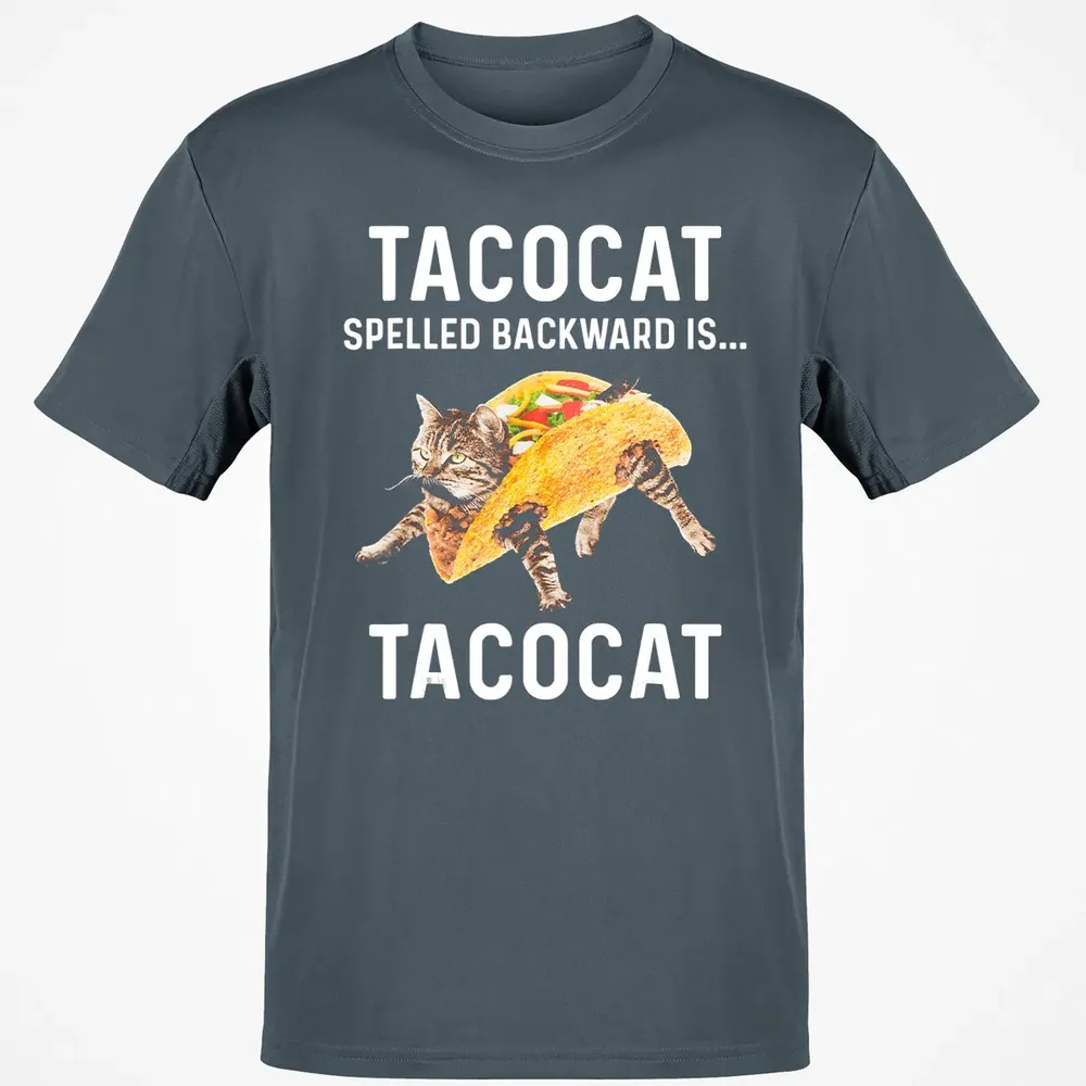 Tacocat Spelled Backward Is Tacocat   Love Cat And Taco Classic Unisex T-Shirt - 4