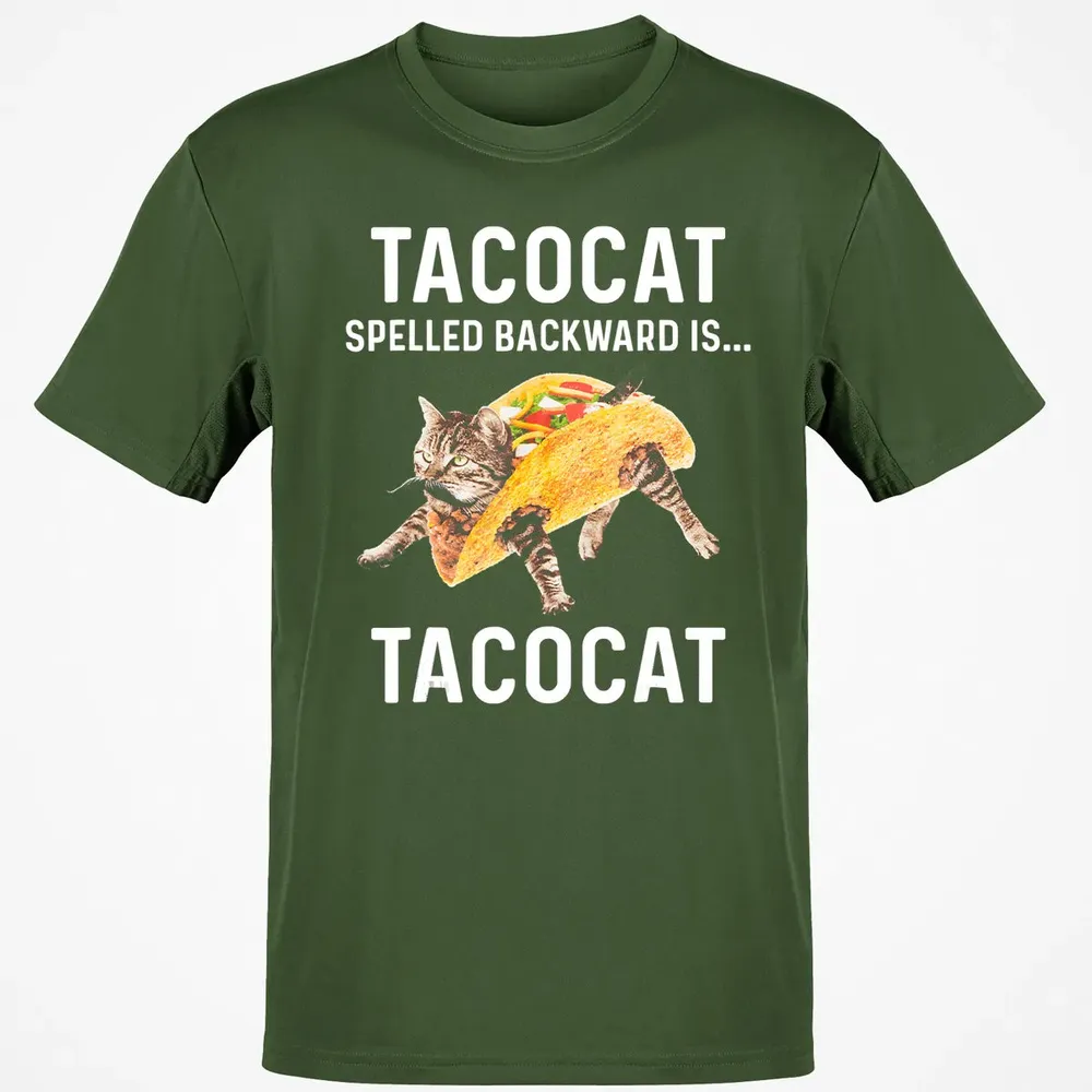 Tacocat Spelled Backward Is Tacocat   Love Cat And Taco Classic Unisex T-Shirt - 7