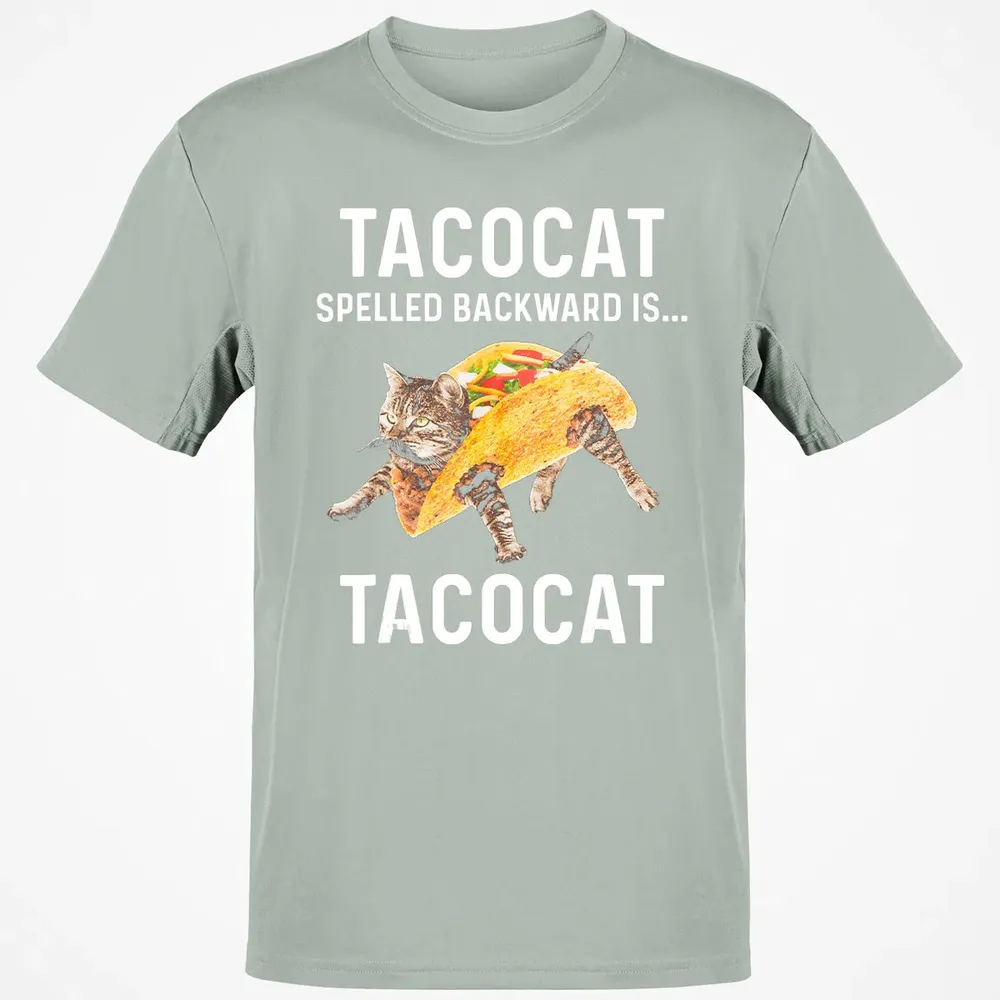 Tacocat Spelled Backward Is Tacocat   Love Cat And Taco Classic Unisex T-Shirt - 3