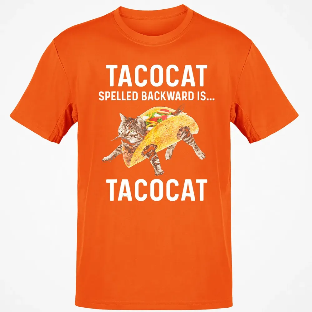 Tacocat Spelled Backward Is Tacocat   Love Cat And Taco Classic Unisex T-Shirt - 9