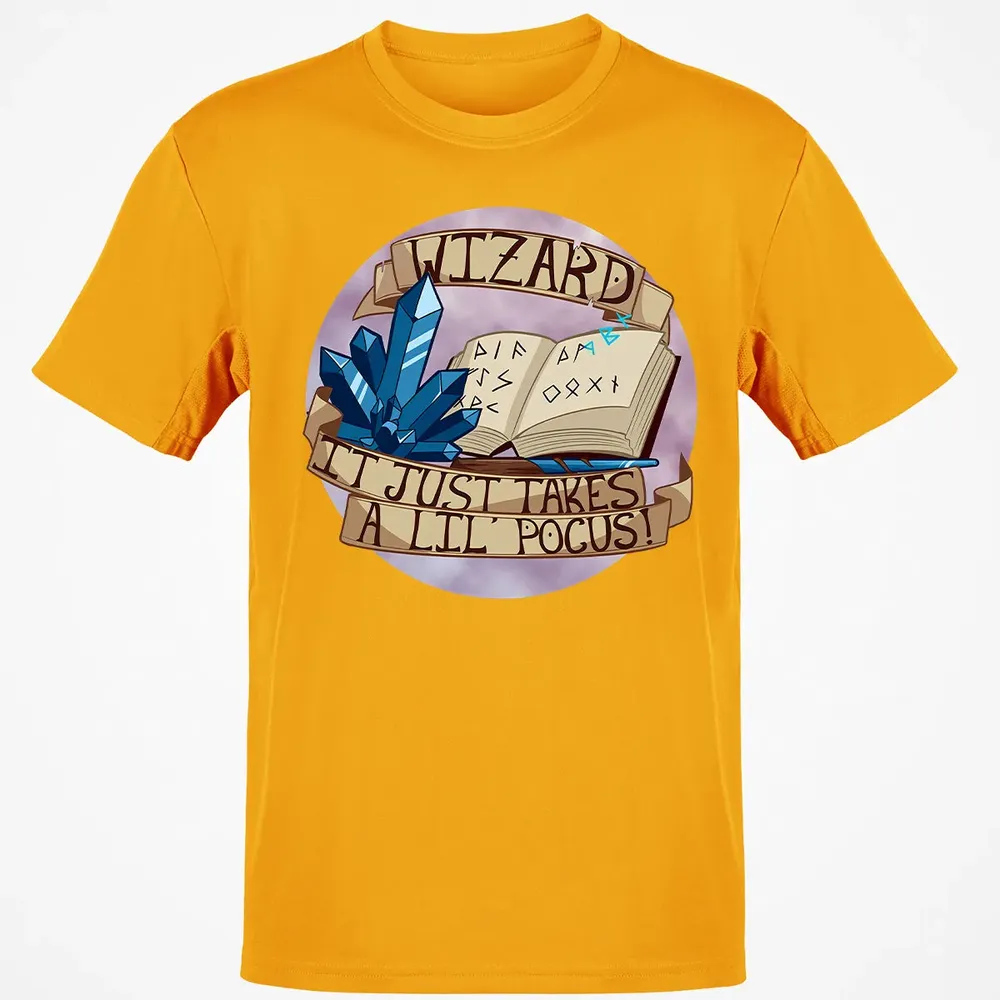 Wizard   It Just Takes a Lil Pocus Classic Unisex T-Shirt - 5