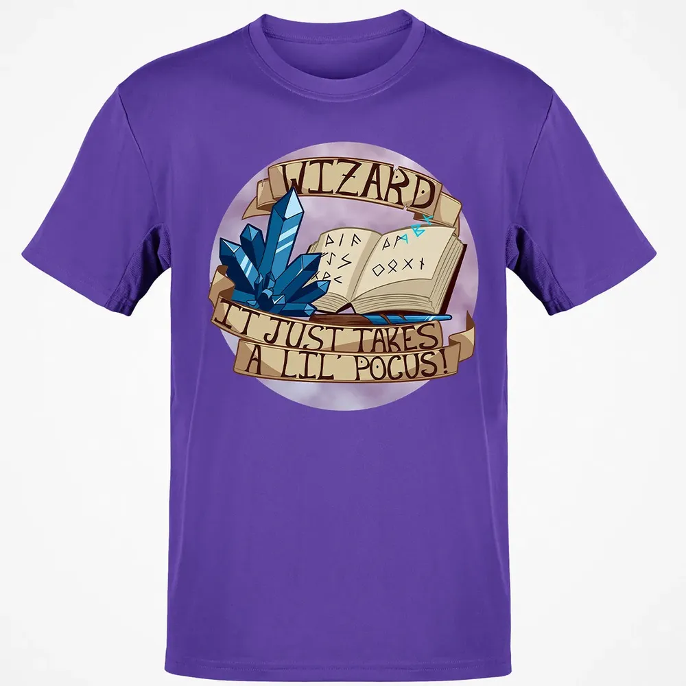 Wizard   It Just Takes a Lil Pocus Classic Unisex T-Shirt - 10