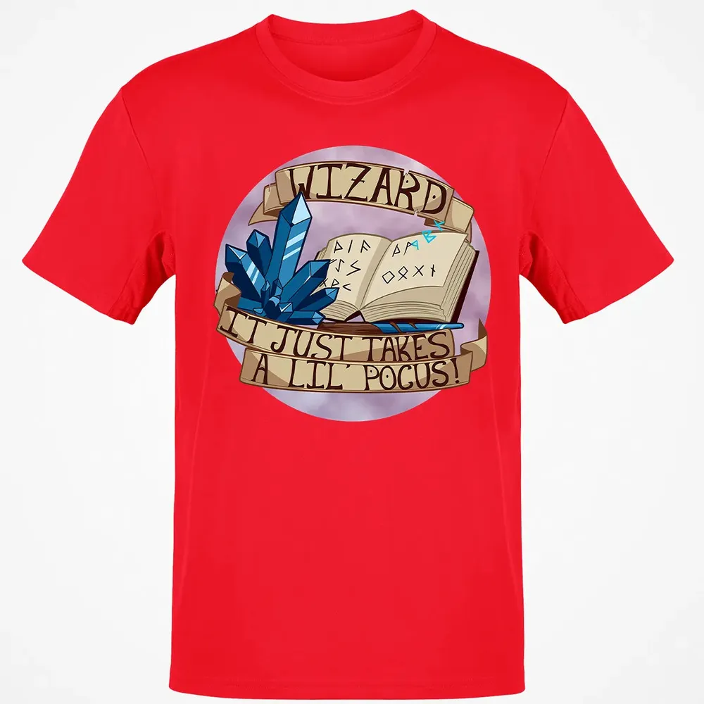 Wizard   It Just Takes a Lil Pocus Classic Unisex T-Shirt - 11