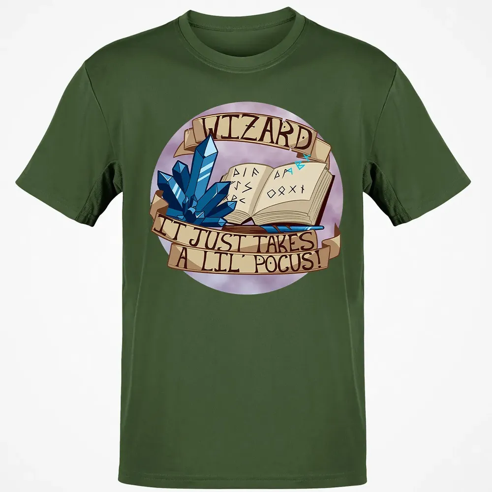Wizard   It Just Takes a Lil Pocus Classic Unisex T-Shirt - 7