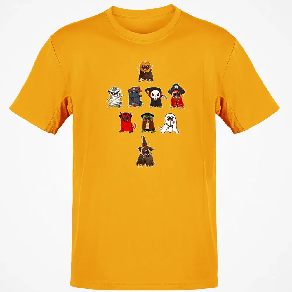 Pug Halloween Costume Ninja Witch Dracula Boo Mummy Pirate Classic Unisex T-Shirt - 5