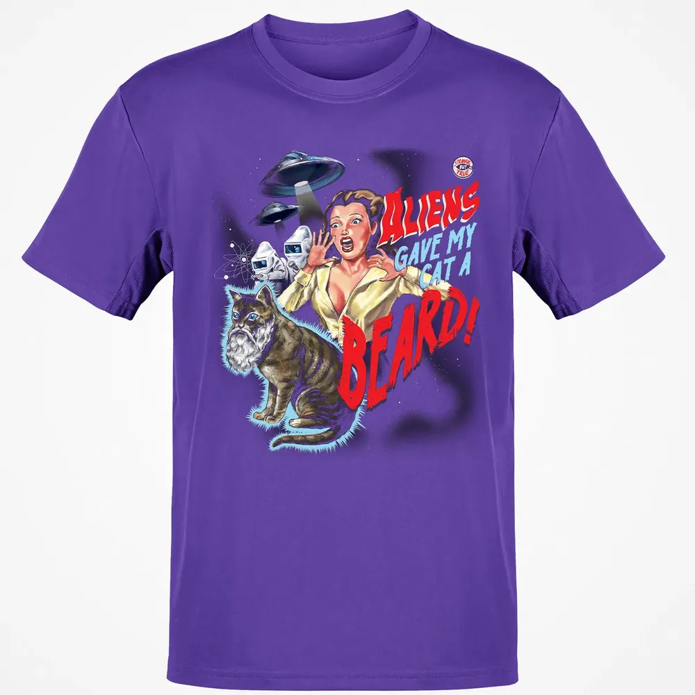 Aliens gave my cat a beard! Classic Unisex T-Shirt - 10