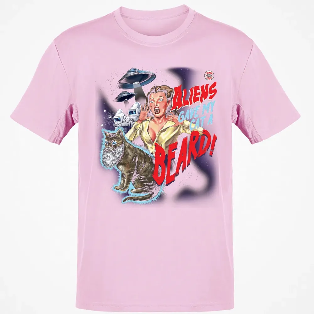 Aliens gave my cat a beard! Classic Unisex T-Shirt - 6