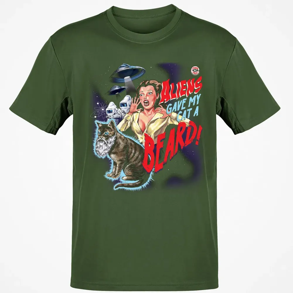 Aliens gave my cat a beard! Classic Unisex T-Shirt - 7
