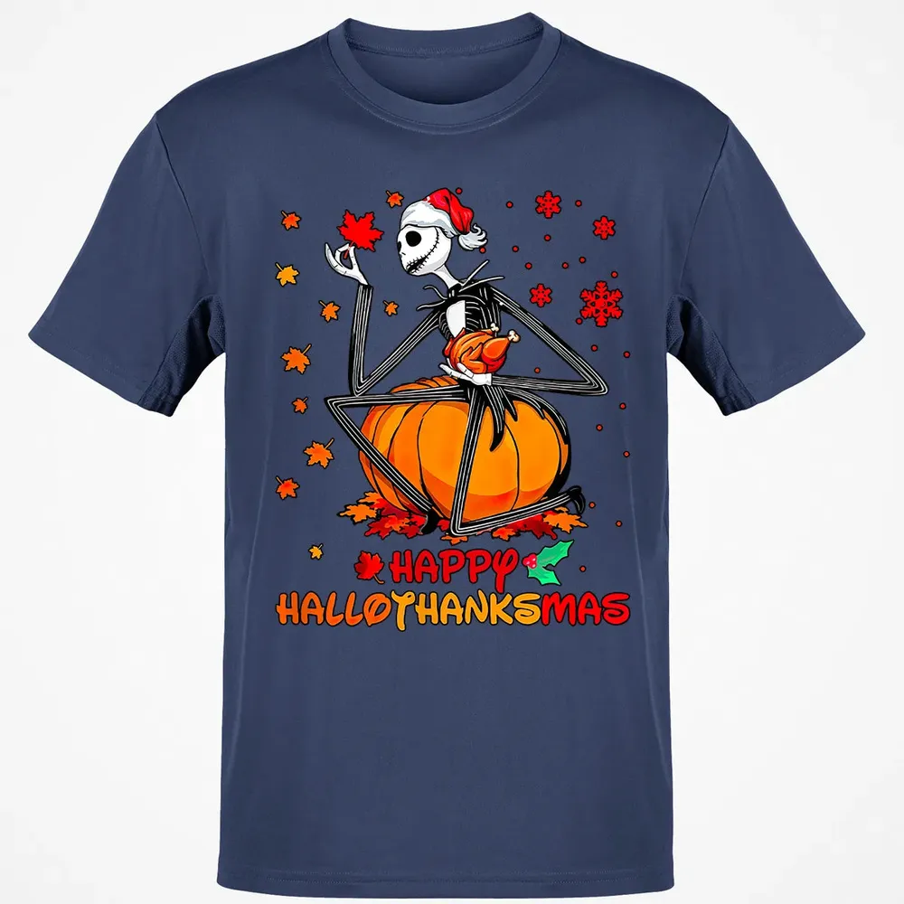 Happy HalloThanksMas Classic Unisex T-Shirt - 8