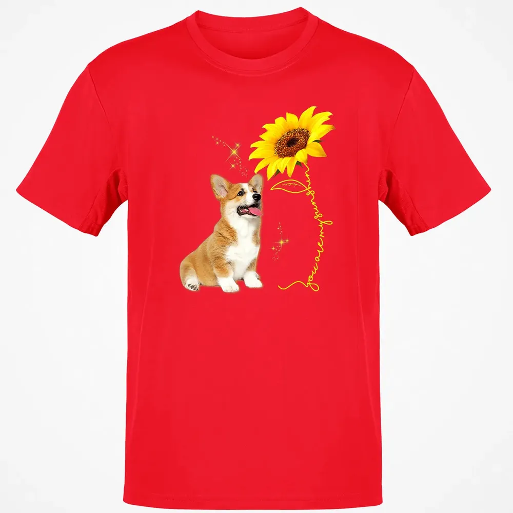 You Are My Sunshine Sunflower Corgi Lover Classic Unisex T-Shirt - 11