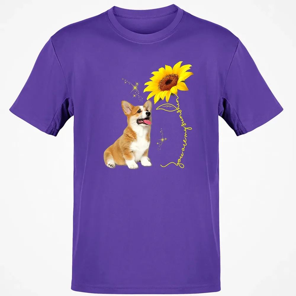 You Are My Sunshine Sunflower Corgi Lover Classic Unisex T-Shirt - 10