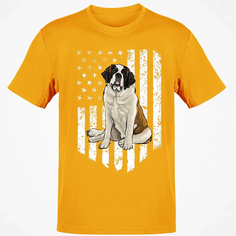 Black White American Flag St.png Classic Unisex T-Shirt - 5