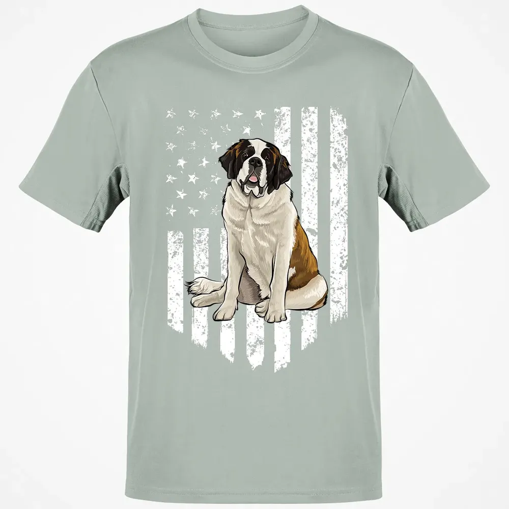 Black White American Flag St.png Classic Unisex T-Shirt - 3