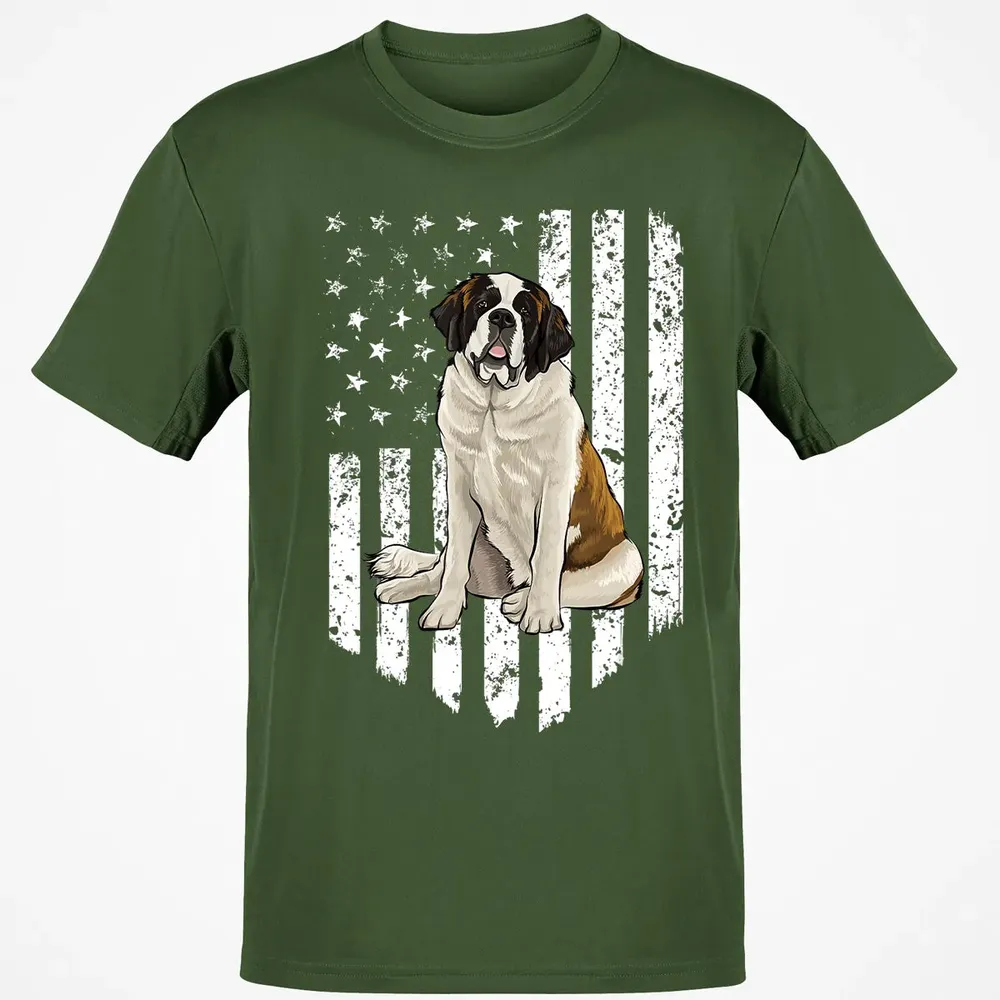 Black White American Flag St.png Classic Unisex T-Shirt - 7