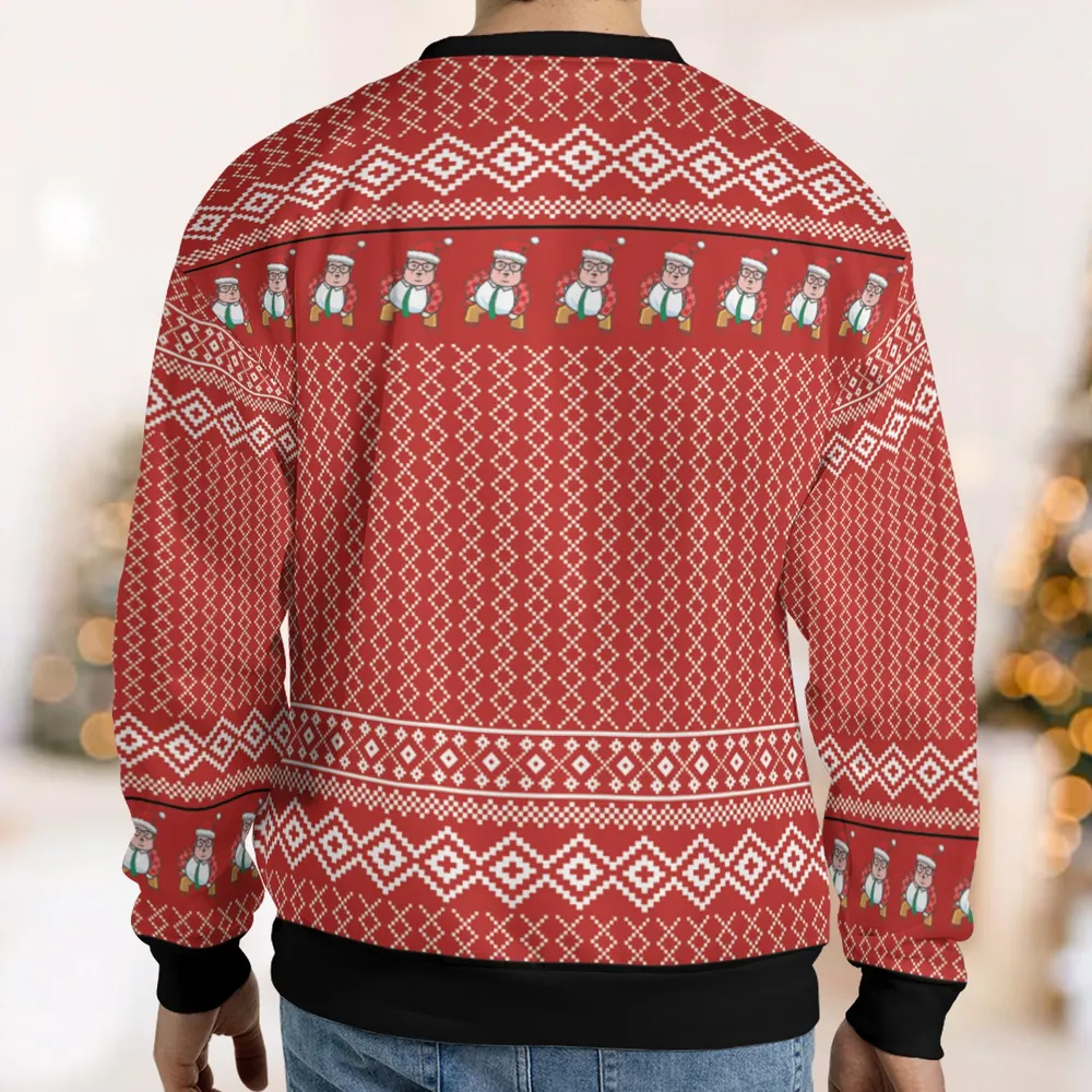 Pa Rum Pa Rum PUM! Matt Foley SNL Ugly Christmas Sweatshirt - 2