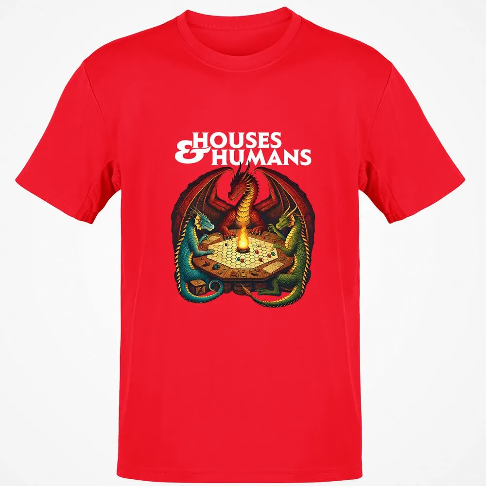 Houses & Humans T-Shirt - Red - 10
