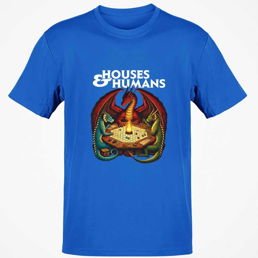 Houses & Humans T-Shirt - Royal - 11