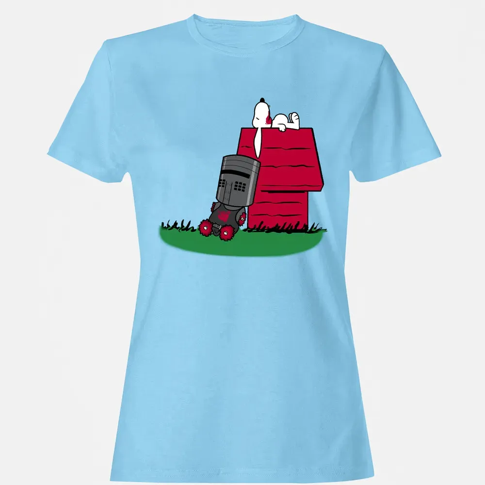 Knight and Dog Women's T-shirt - 8