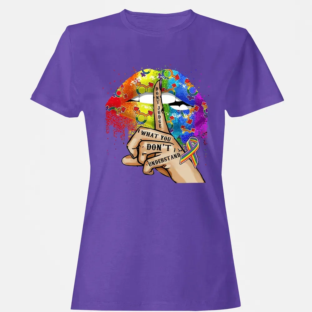 Don't Judge What You Don't Understand Women's T-shirt - 12
