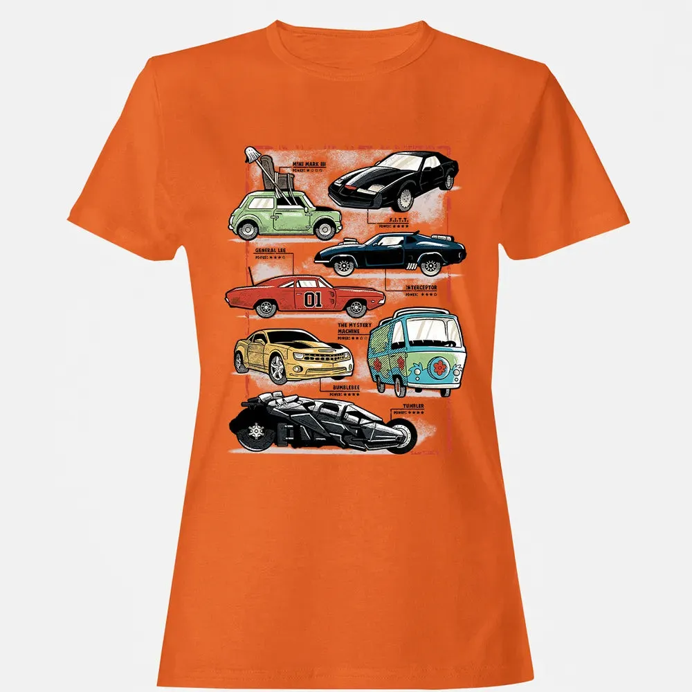 Famous Cars Women's T-shirt - 11