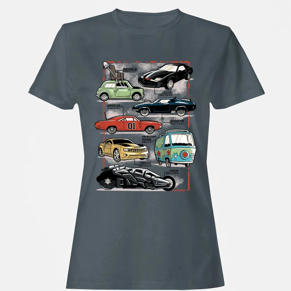 Famous Cars Women's T-shirt - 3